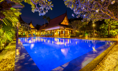 Baan Tao Talay Pool at Night | Lipa Noi, Koh Samui