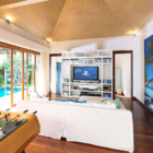 Ban Suriya Living Room with Pool View | Lipa Noi, Koh Samui
