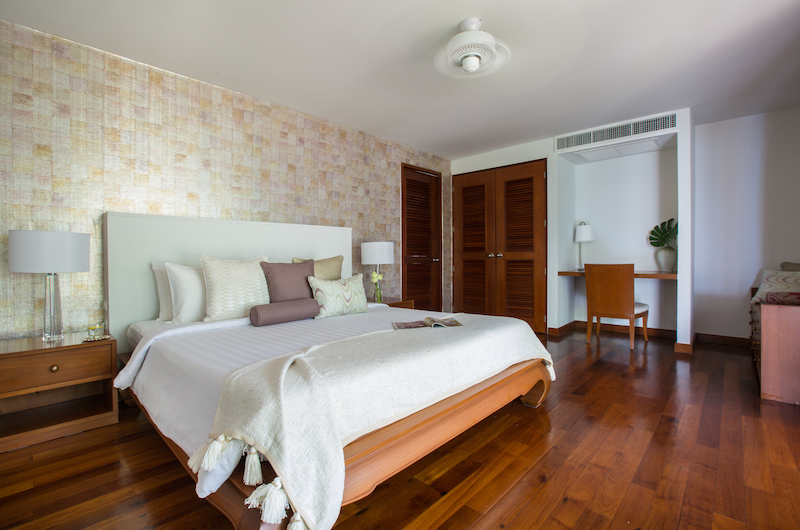 Bougainvillea Villa Bedroom with Study Table | Maenam, Koh Samui