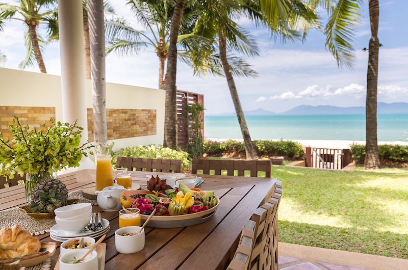Bougainvillea Villa Open Plan Dining Area | Maenam, Koh Samui