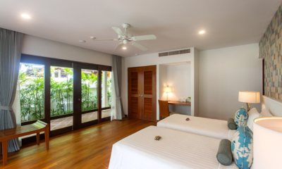 Villa Bougainvillea Bedroom Two with Study Area | Maenam, Koh Samui
