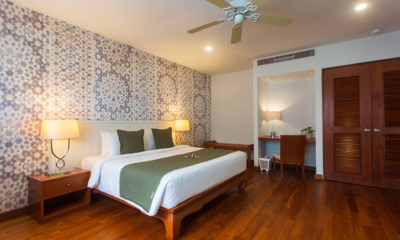 Villa Bougainvillea Bedroom Three with Study Area | Maenam, Koh Samui