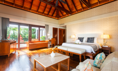 Villa Bougainvillea Bedroom Four with Sofa and View | Maenam, Koh Samui