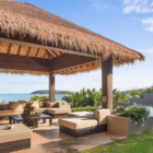 Sangsuri Villa One Open Plan Seating Area with Sea View | Chaweng, Koh Samui