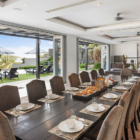 Sangsuri Villa One Indoor Dining Area with Sea View | Chaweng, Koh Samui