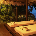 Sangsuri Villa One Spa Beds at Night | Chaweng, Koh Samui