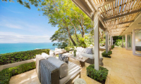 The Headland Villa 1 Seating with Ocean's View | Taling Ngam, Koh Samui