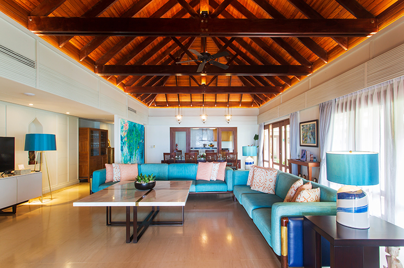 Villa Acacia Living Area | Maenam, Koh Samui