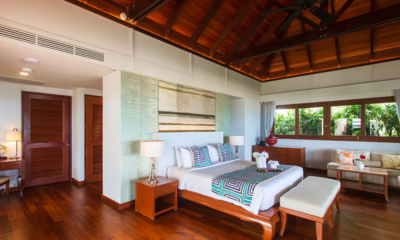Villa Acacia Bedroom Two with Side Lamps | Maenam, Koh Samui