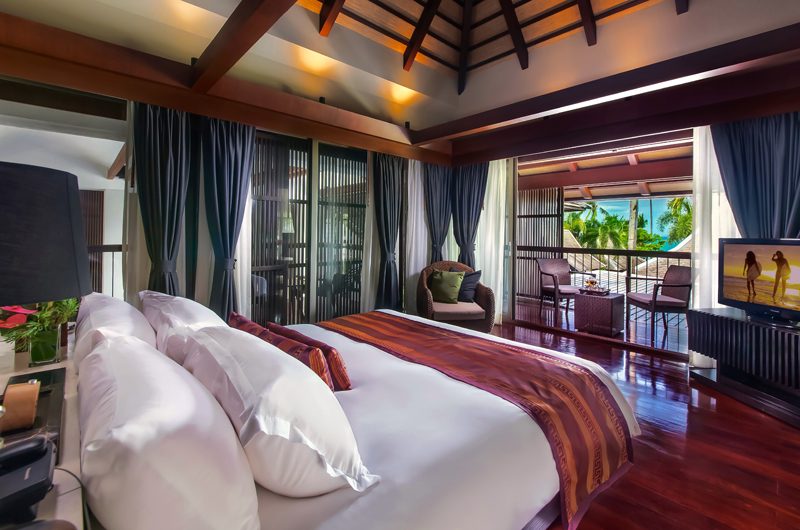 Villa Akatsuki Bedroom and Balcony | Lipa Noi, Koh Samui