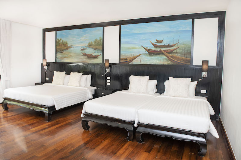 Villa Champak Bedrooms Area | Maenam, Koh Samui
