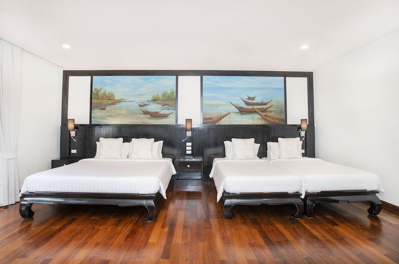 Villa Champak Bedrooms | Maenam, Koh Samui