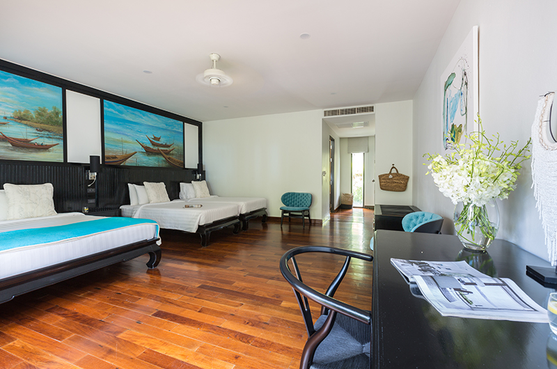 Villa Champak Bedroom One Area | Maenam, Koh Samui