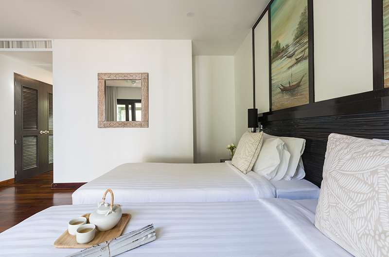 Villa Champak Single Beds Side | Maenam, Koh Samui