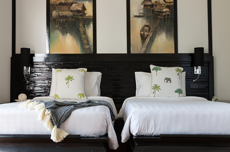 Villa Champak Single Beds Area | Maenam, Koh Samui