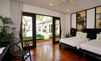 Villa Champak Twin Bedroom with Pool View | Maenam, Koh Samui