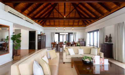 Villa Hibiscus Living and Dining Area | Maenam, Koh Samui