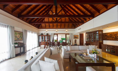 Villa Lotus Living and Dining Area | Maenam, Koh Samui