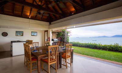 Villa Lotus Dining Area with Sea View | Maenam, Koh Samui