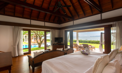 Villa Lotus Bedroom One with Pool View | Maenam, Koh Samui