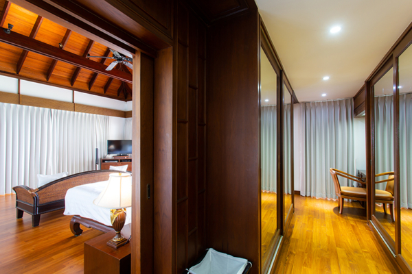 Villa Lotus Bedroom One Walk-In Wardrobe | Maenam, Koh Samui