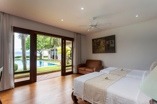 Villa Lotus Bedroom Three with Pool View | Maenam, Koh Samui