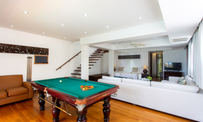 Villa Lotus Bedroom Five with Billiard Table and Sofa | Maenam, Koh Samui