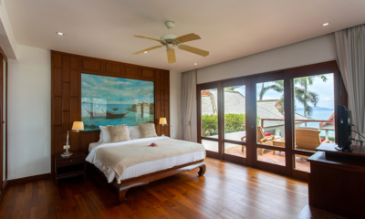 Villa Lotus Bedroom Six and Balcony with View | Maenam, Koh Samui