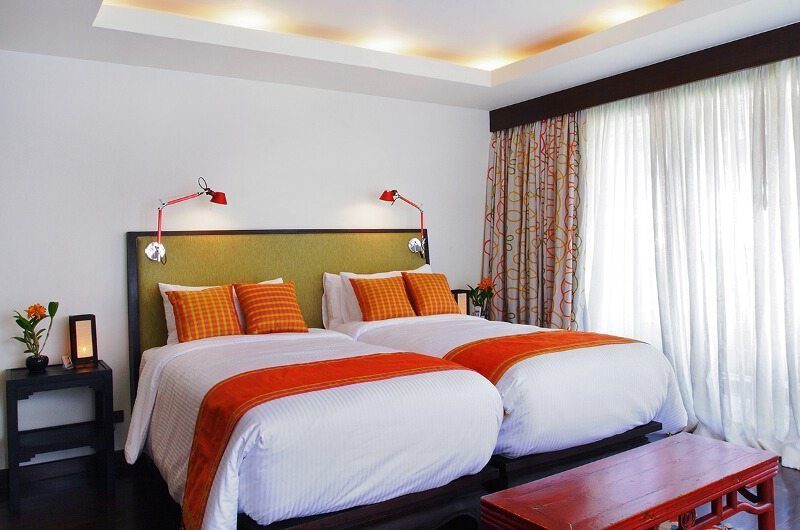 Baan Rattana Thep Bedroom with Twin Beds | Lipa Noi, Koh Samui