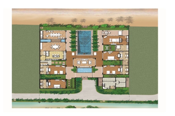 Villa Gardenia Floorplan | Maenam, Koh Samui