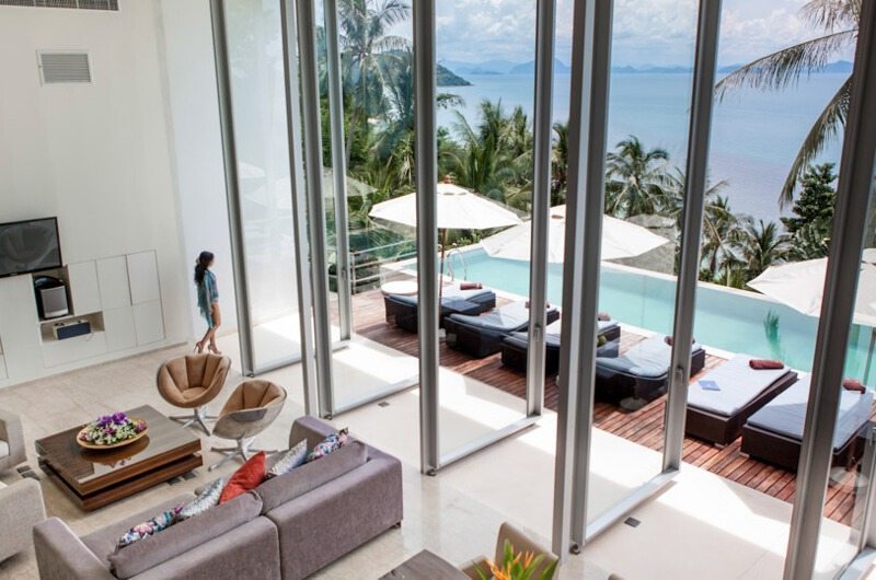 Villa Beige Open Plan Living Area | Taling Ngam, Koh Samui
