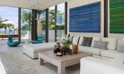 Sava Beach Villas Aqua Villa Indoor Living Area | Natai, Phang Nga