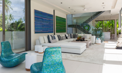 Sava Beach Villas Aqua Villa Indoor Living Area | Natai, Phang Nga