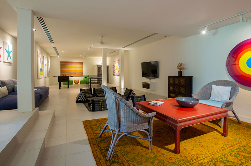 Sava Beach Villas Aqua Villa Indoor Seating Area | Natai, Phang Nga