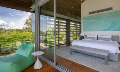 Sava Beach Villas Aqua Villa Bedroom and Balcony with View | Natai, Phang Nga