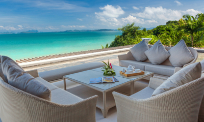 Ocean's 11 Villa Open Plan Lounge Area with Sea View | Cape Yamu, Phuket