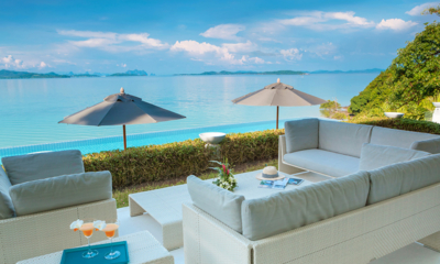 Ocean's 11 Villa Lounge Area with Sea View | Cape Yamu, Phuket
