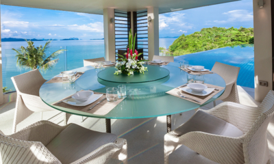 Ocean's 11 Villa Indoor Dining Area with Sea View | Cape Yamu, Phuket