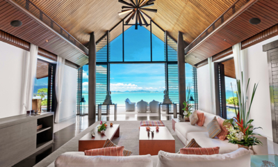 Ocean's 11 Villa Indoor Living Area with Sea View | Cape Yamu, Phuket