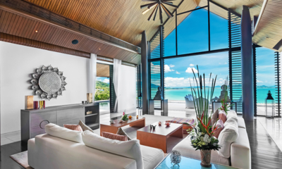 Ocean's 11 Villa Living Area with Sea View | Cape Yamu, Phuket