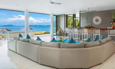 Ocean's 11 Villa Indoor Lounge with View | Cape Yamu, Phuket