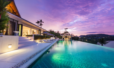 Ocean's 11 Villa Swimming Pool at Night | Cape Yamu, Phuket