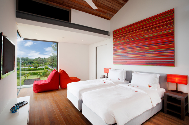 Sava Beach Villas Aqua Villa Twin Bedroom | Natai, Phang Nga