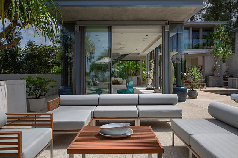 Sava Beach Villas Aqua Villa Open Plan Seating Area | Natai, Phang Nga