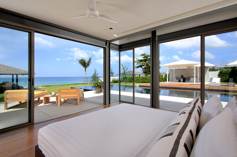 Sava Beach Villas Villa Amarelo Bedroom with Pool View | Natai, Phang Nga