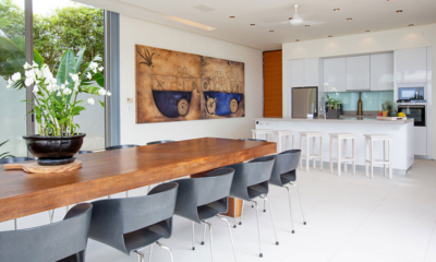 Sava Beach Villas Villa Amarelo Kitchen and Dining Area | Natai, Phang Nga