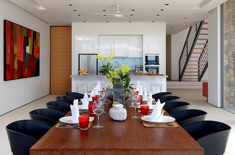 Sava Beach Villas Villa Amarelo Dining Area | Natai, Phang Nga
