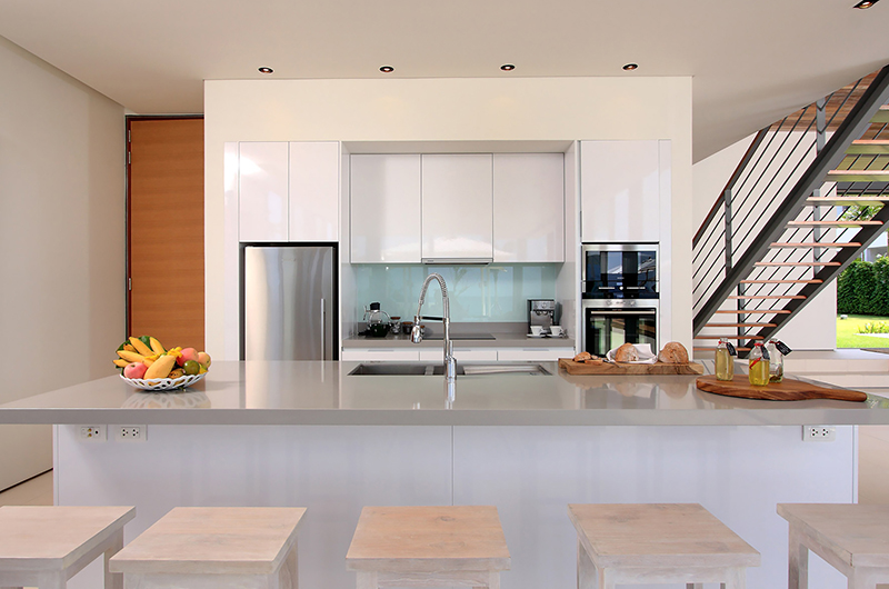 Sava Beach Villas Villa Amarelo Kitchen Area | Natai, Phang Nga
