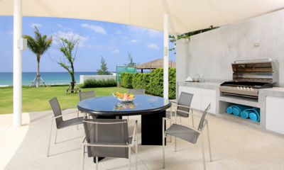 Sava Beach Villas Villa Amarelo Open Plan Dining Area with Barbeque | Natai, Phang Nga
