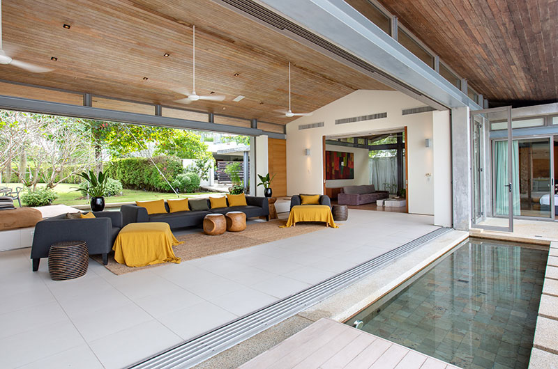 Sava Beach Villas Villa Amarelo Living Area | Natai, Phang Nga